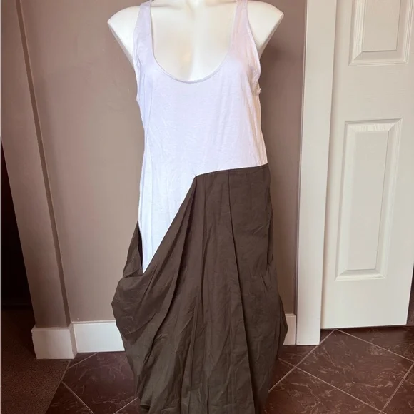 Zara COMBINATION POPLIN DRESS - Picture 7 of 9